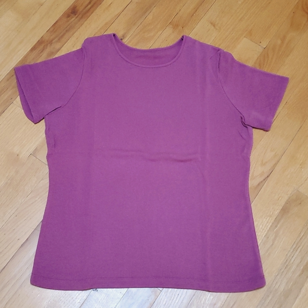 AMANDA SMITH Cotton-Stretch T-shirt - Pink